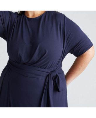 Plus Size Delilah Liquid Jersey Dress
