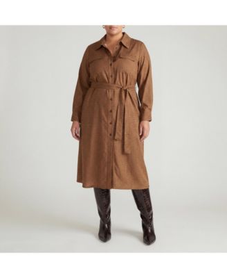 Plus Size Cooling Stretch Cupro Savannah Dress