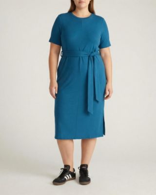 Plus Size TravelKnit Belted Dress
