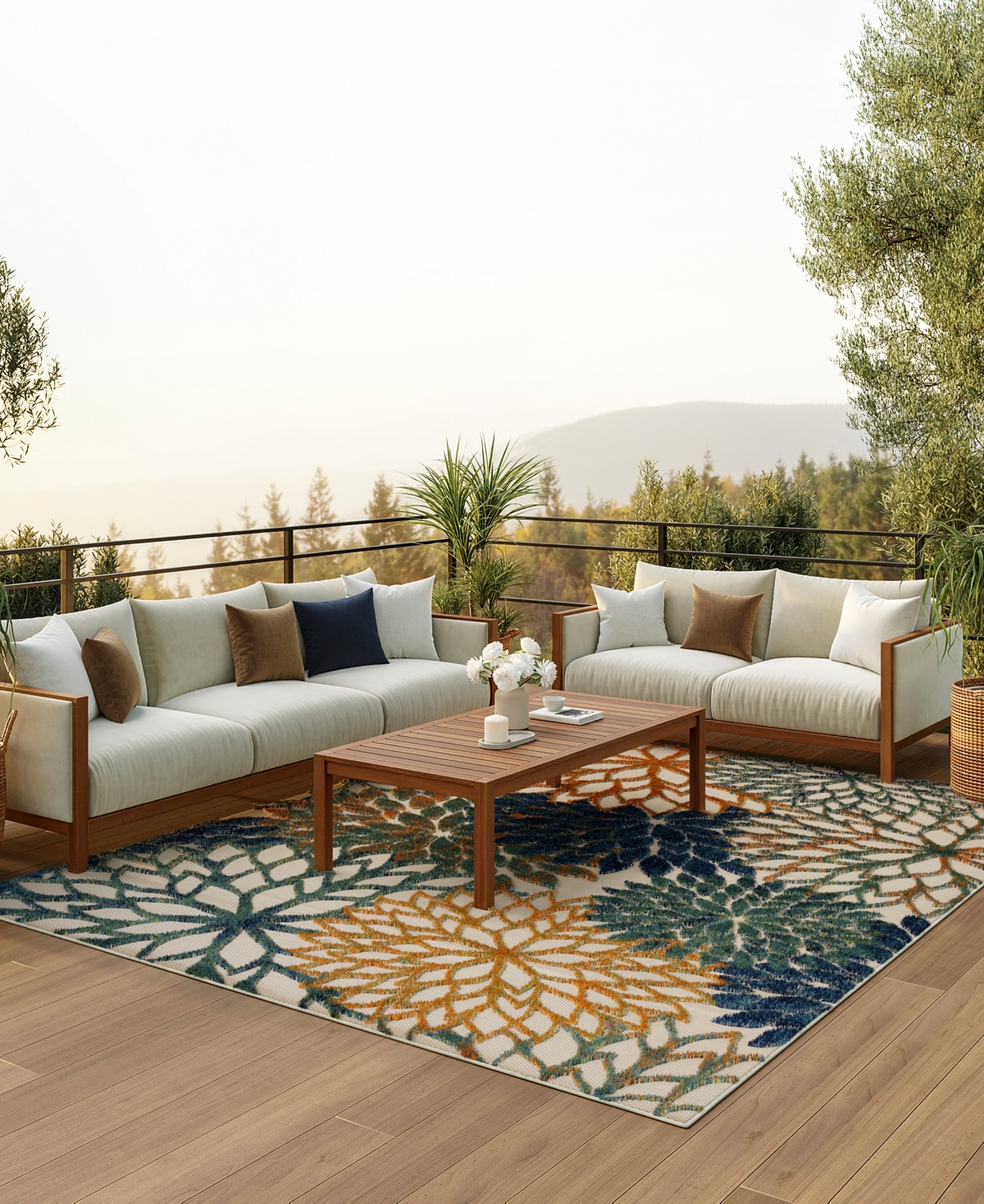 Nourison Home Aloha ALH05 7'10"x10'6" Area Rug