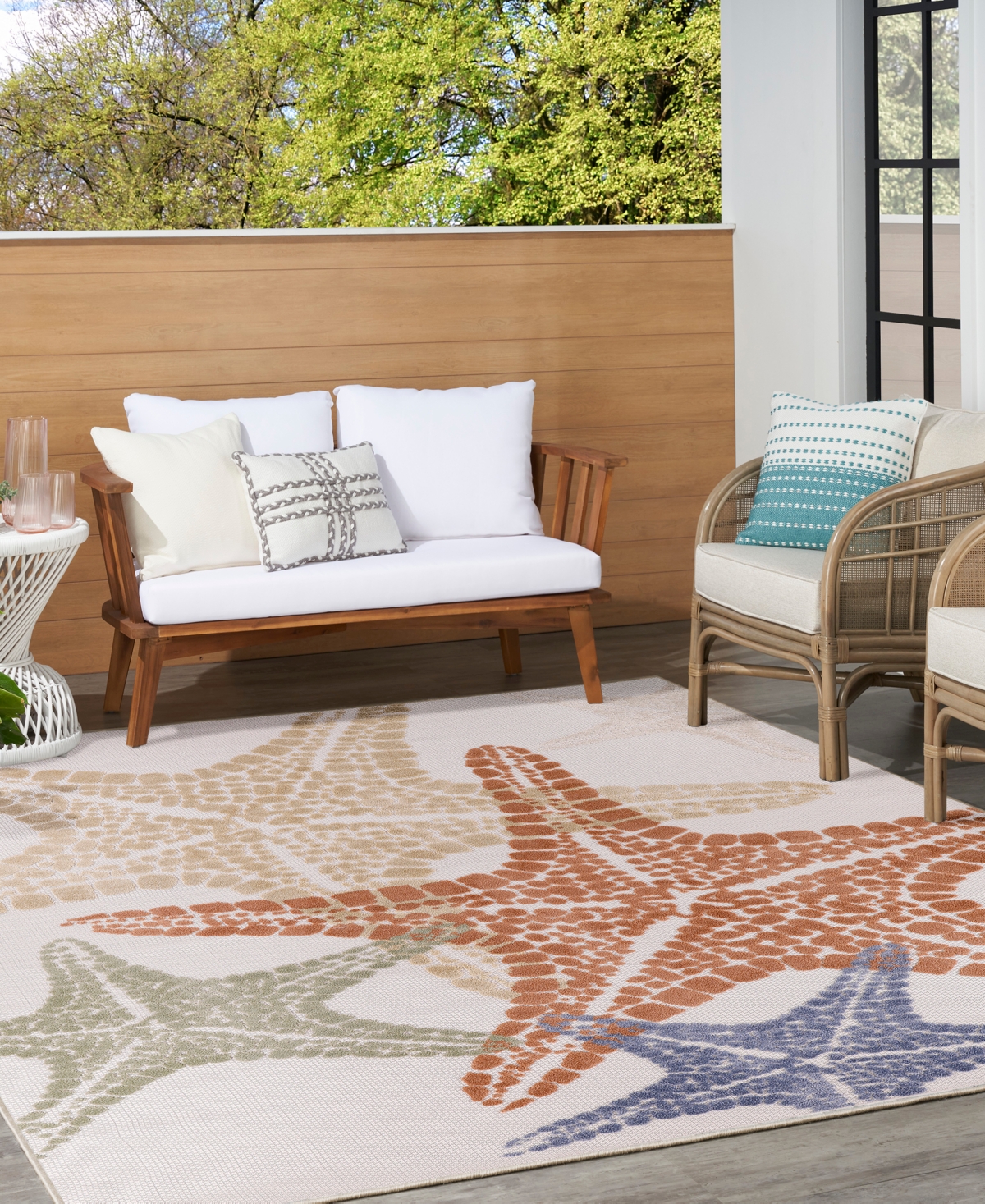 Nourison Home Aloha ALH28 7'10"x10'6" Area Rug