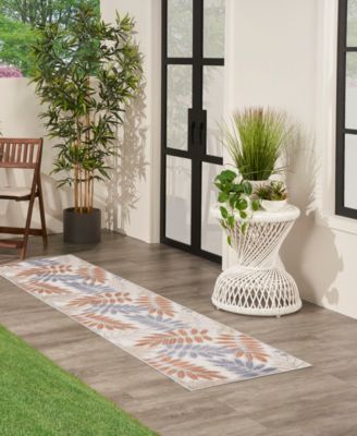 Nourison Home Aloha ALH18 2'3"x8' Runner Area Rug