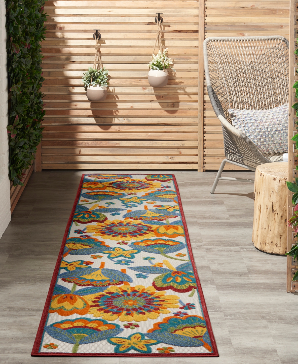 Nourison Home Aloha ALH25 2'3" x 10' Runner Rug