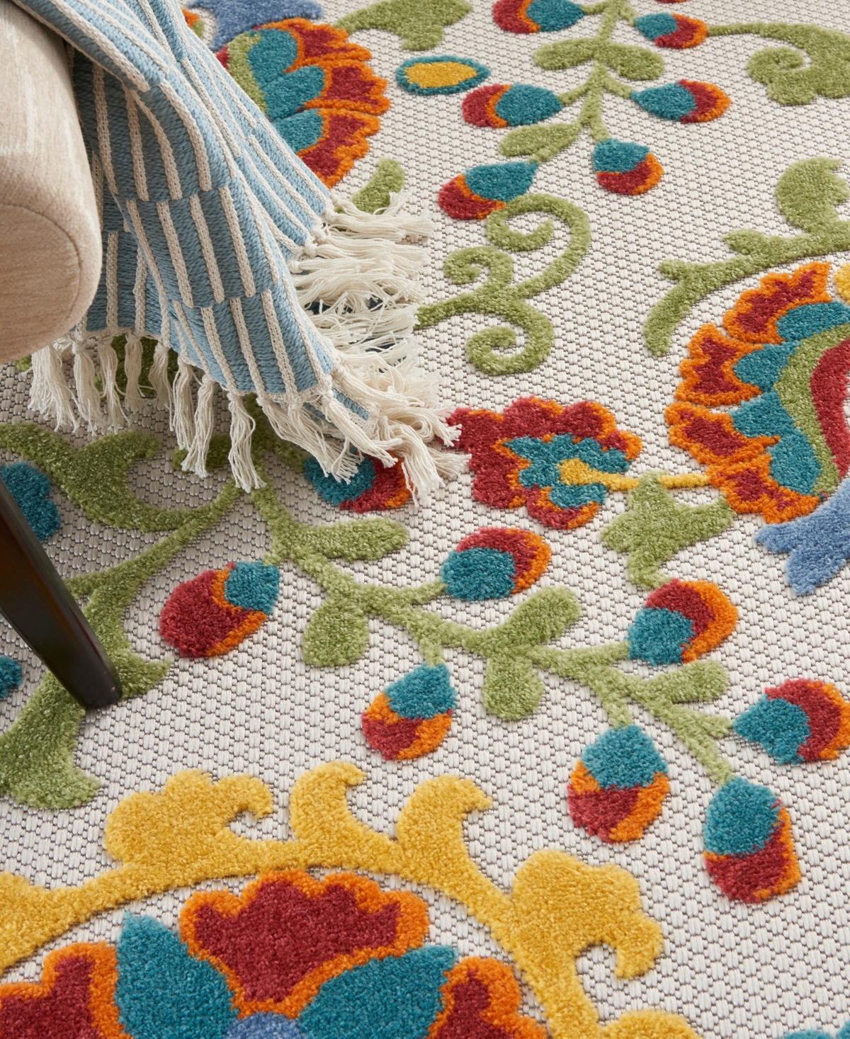 Nourison Home Aloha ALH17 3'6" x 5'6" Outdoor Area Rug