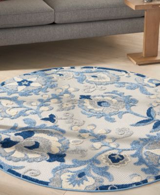 Aloha ALH17 4' x 4' Round Outdoor Area Rug