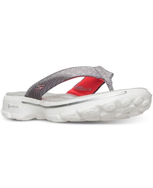 Skechers Women S Gowalk 3 Pizazz Flip Flop Walking Sandals From Finish Line Reviews Finish Line Athletic Sneakers Shoes Macy S