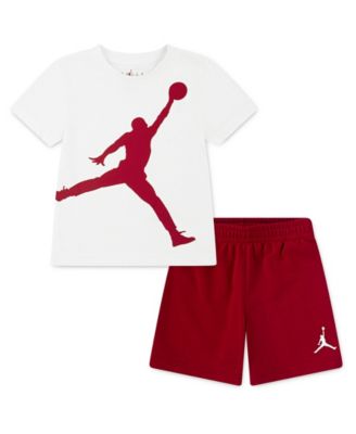 Boys' Toddler 2T-4T Jumbo Jumpman T-Shirt and Shorts, 2-Piece Set