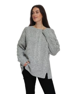 Women's Belle and Bloom Perfect Me Oversized Crew Sweater