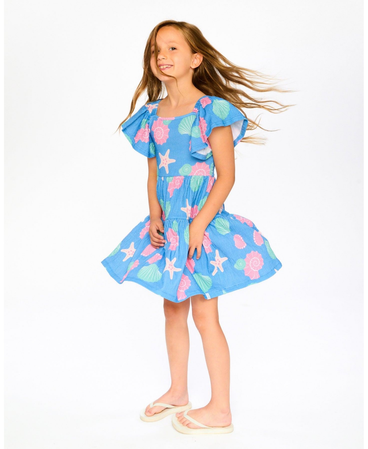 Deux par Big Girls Crinkle Jersey Dress