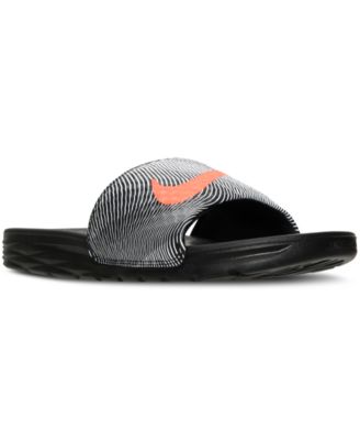 Nike - Men's Benassi Solarsoft Print Slide Sandals from Finish Line