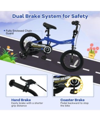12-Inch Kids Bike with Removable Training Wheels-Brave Hero