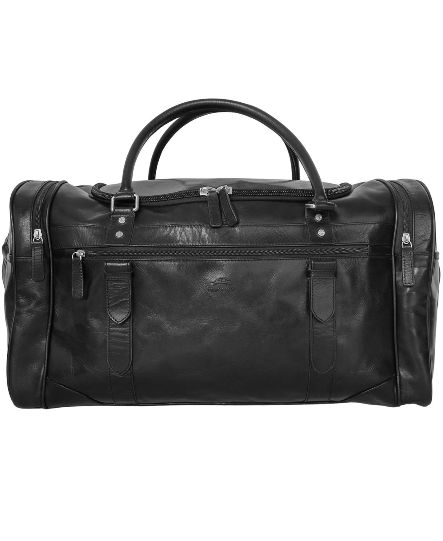 Мужская сумка Mancini Classic Shoulder Strap Duffel, цвет: Чёрный — фото 1