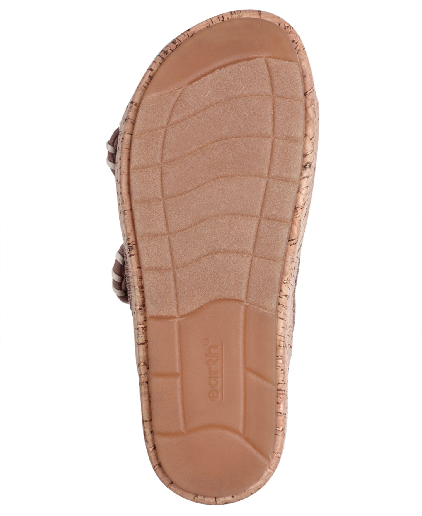 Женские сандалии Earth Sprinti Platform Wedge Footbed, цвет: Коричневый — фото 5