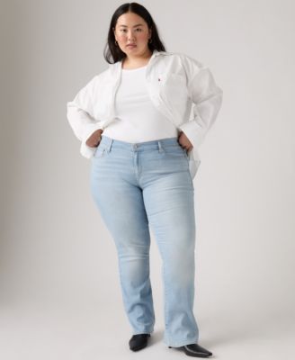 Trendy Plus Size 415 Classic Bootcut Jeans