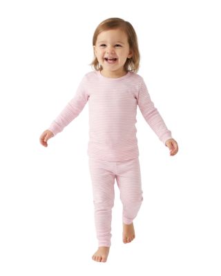Toddler Girls Ballet Stripe Pajama Set