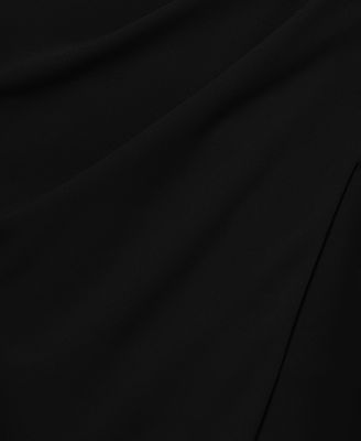 Women's One-Shoulder Ruched Midi Dress