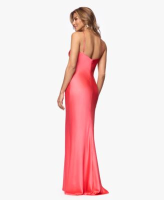 Women's Printed Halter Neck Gown