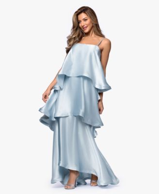 Women's Square Neck Tiered Maxi Dress