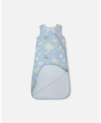 Baby Boys Cotton Jersey Muslin Sleep Sack Turtle Print