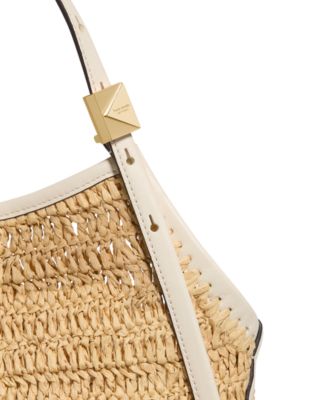 Deco Straw Medium Tulip Tote Bag