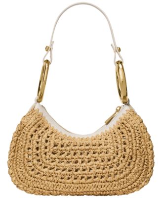 Bangle Small Straw Shoulder Bag