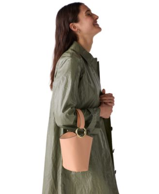 Halo Mini Smooth Leather Bucket Bag