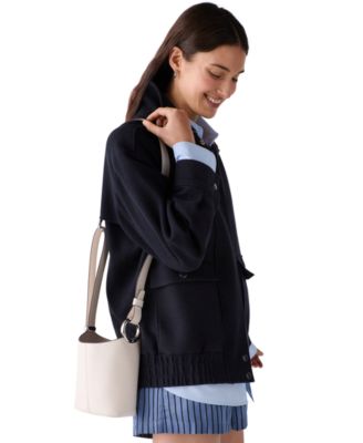 Halo Mini Smooth Leather Bucket Bag