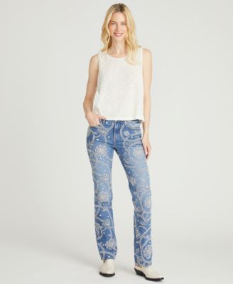 Women's Kelly Bootcut Mid-Rise Embroidered Jeans