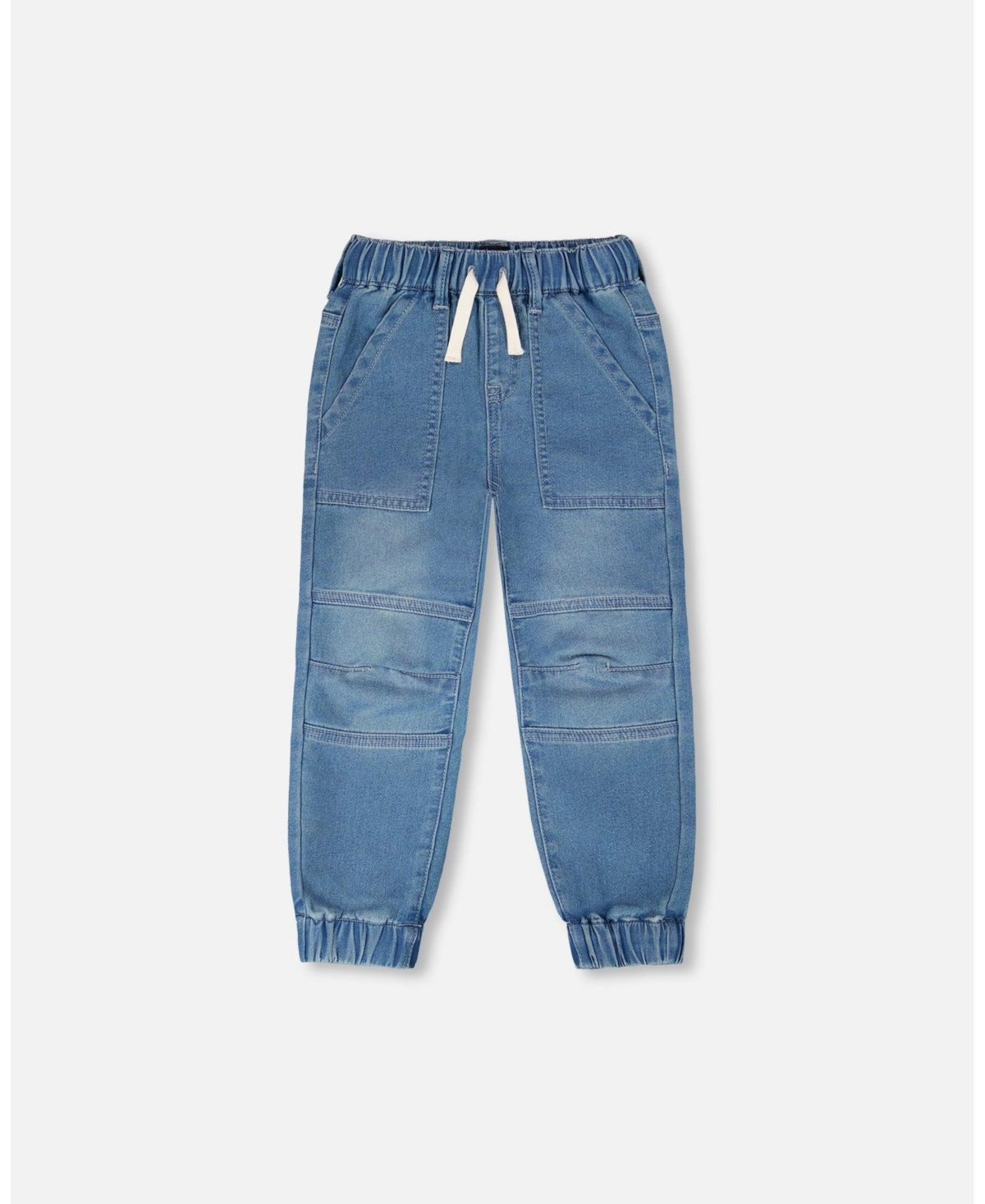 Deux par Big Boys Stretch French Terry Denim Jogger.