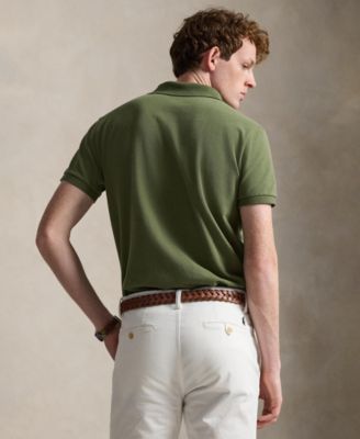 Men's Custom Slim-Fit  Mesh Polo Shirt