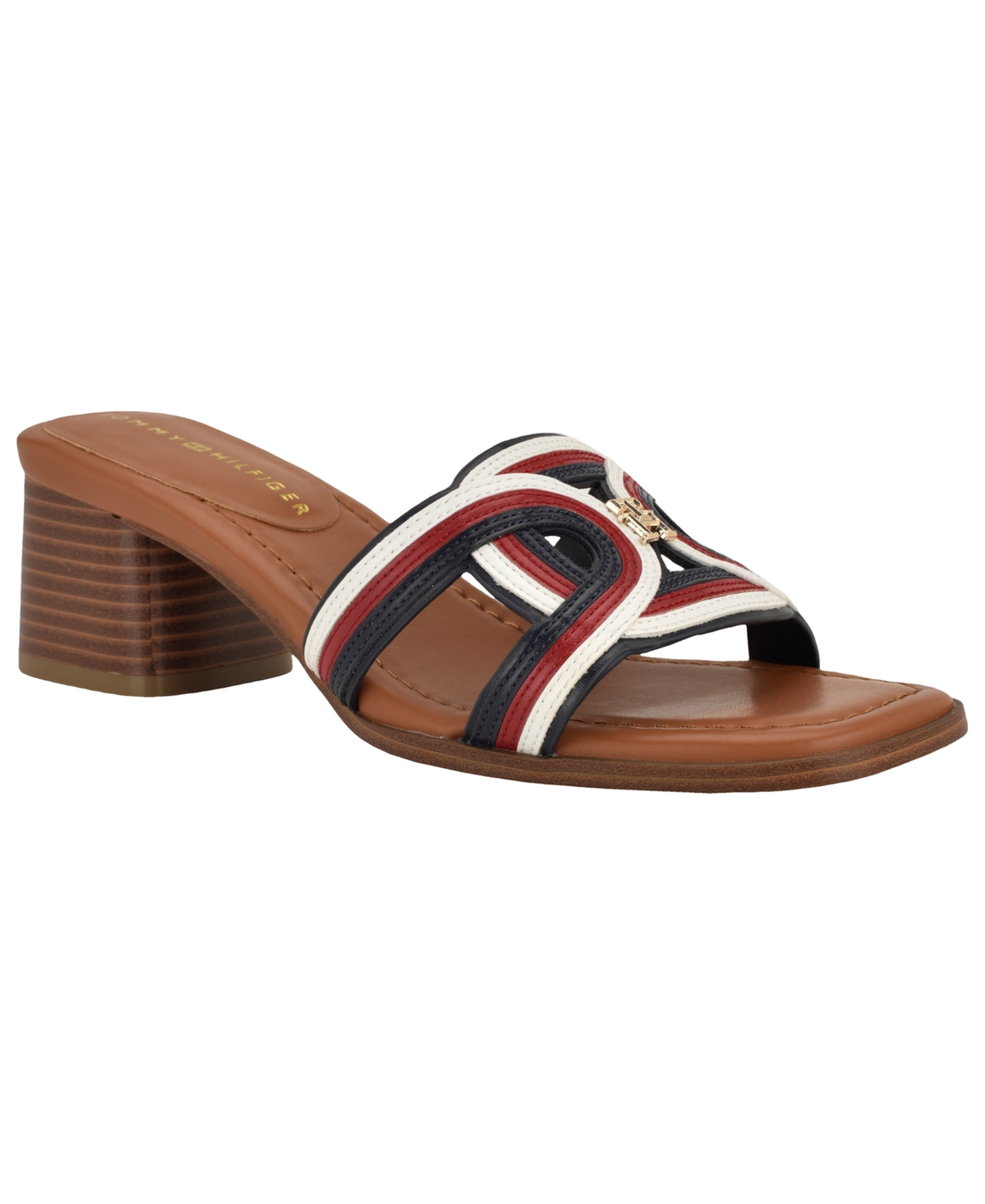 Tommy Hilfiger Women's Marica Block Heel Slide Sandals