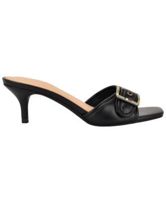 Women's Camhila Buckle Strap Kitten Heel Sandal