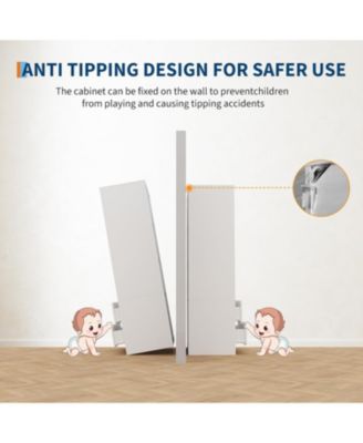 71" Armoire Wardrobe Closet with 2 Drawers & 2 Doors, Adjustable Shelves, Hanging Rod, Modern Bedroom Storage Cabinet