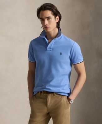Men's Classic-Fit Mesh Polo Shirt