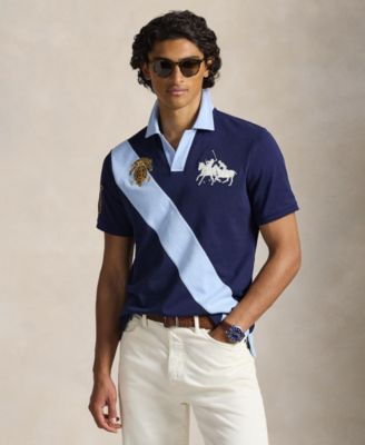 Men's Classic-Fit Crest Jersey Polo Shirt