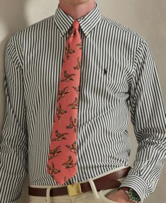 Men's Classic-Fit Striped Broadcloth Shirt