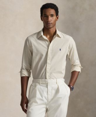 Men's Classic-Fit Striped Broadcloth Shirt