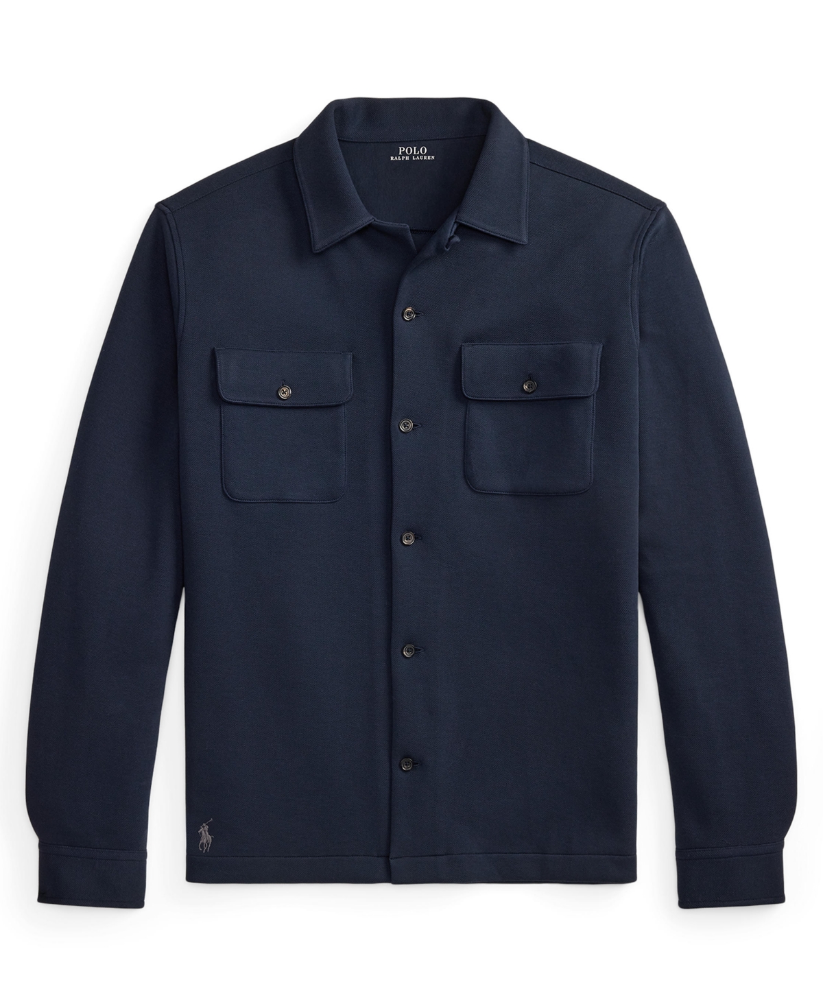 Polo Ralph Lauren Men's Long-Sleeve Mesh Double Knit Tech Shirt