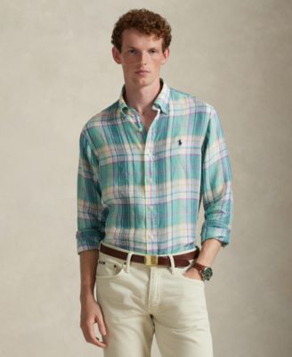Men's Classic Fit Linen Shirt	