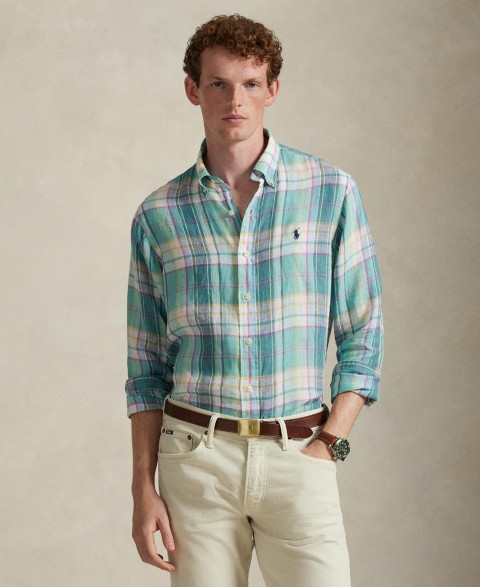 Мужские Polo Ralph Lauren Men's Classic Fit Linen Shirt