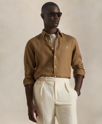 Men's Classic-Fit Linen Shirt	
