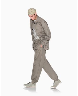 Men's IBIZA X Leaf Print Crewneck Sweater