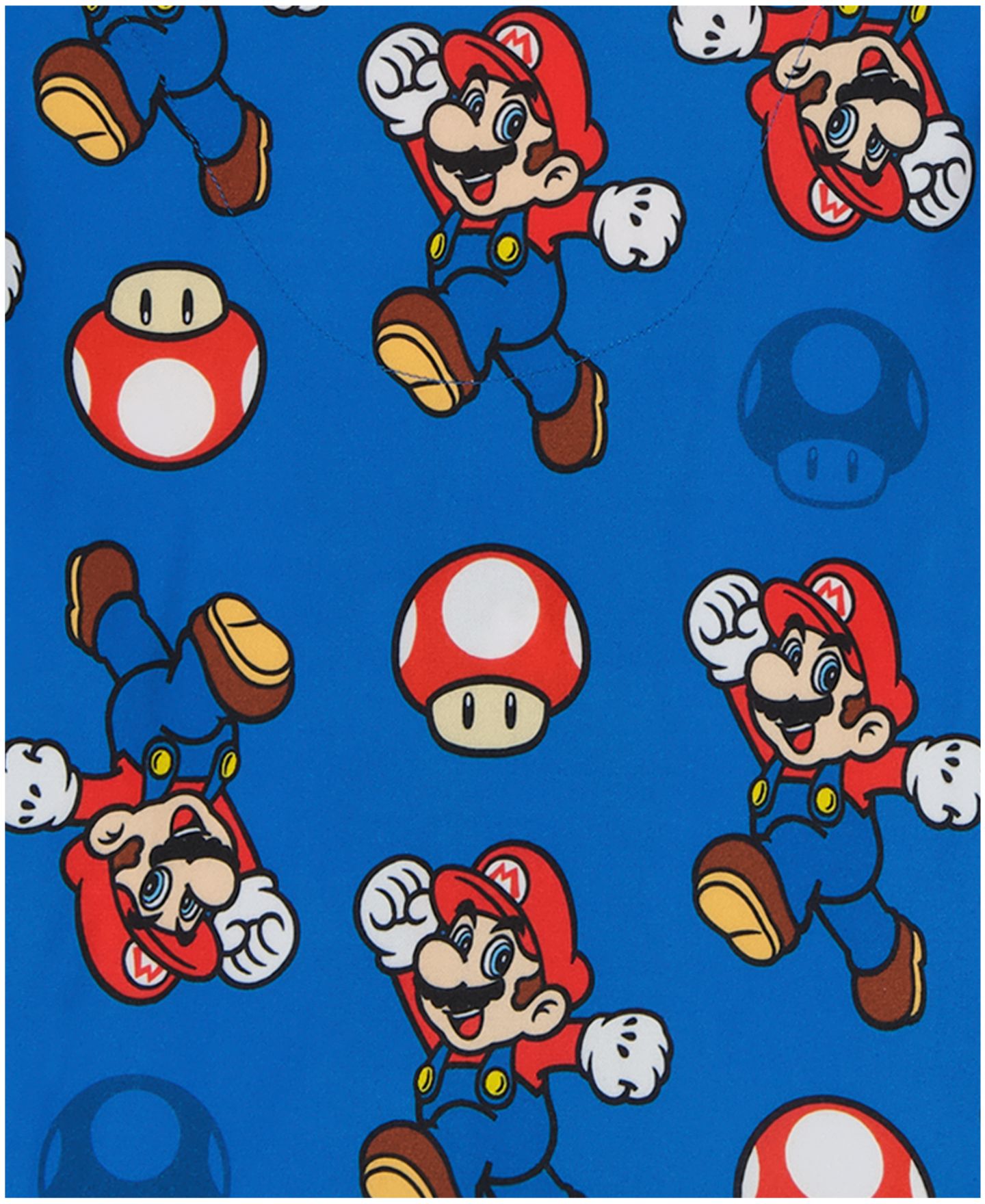 Детская пижама Nintendo Mario Party для малышей: рубашка с воротником и брюки, 2T-4T, цвет: Синий — фото 5