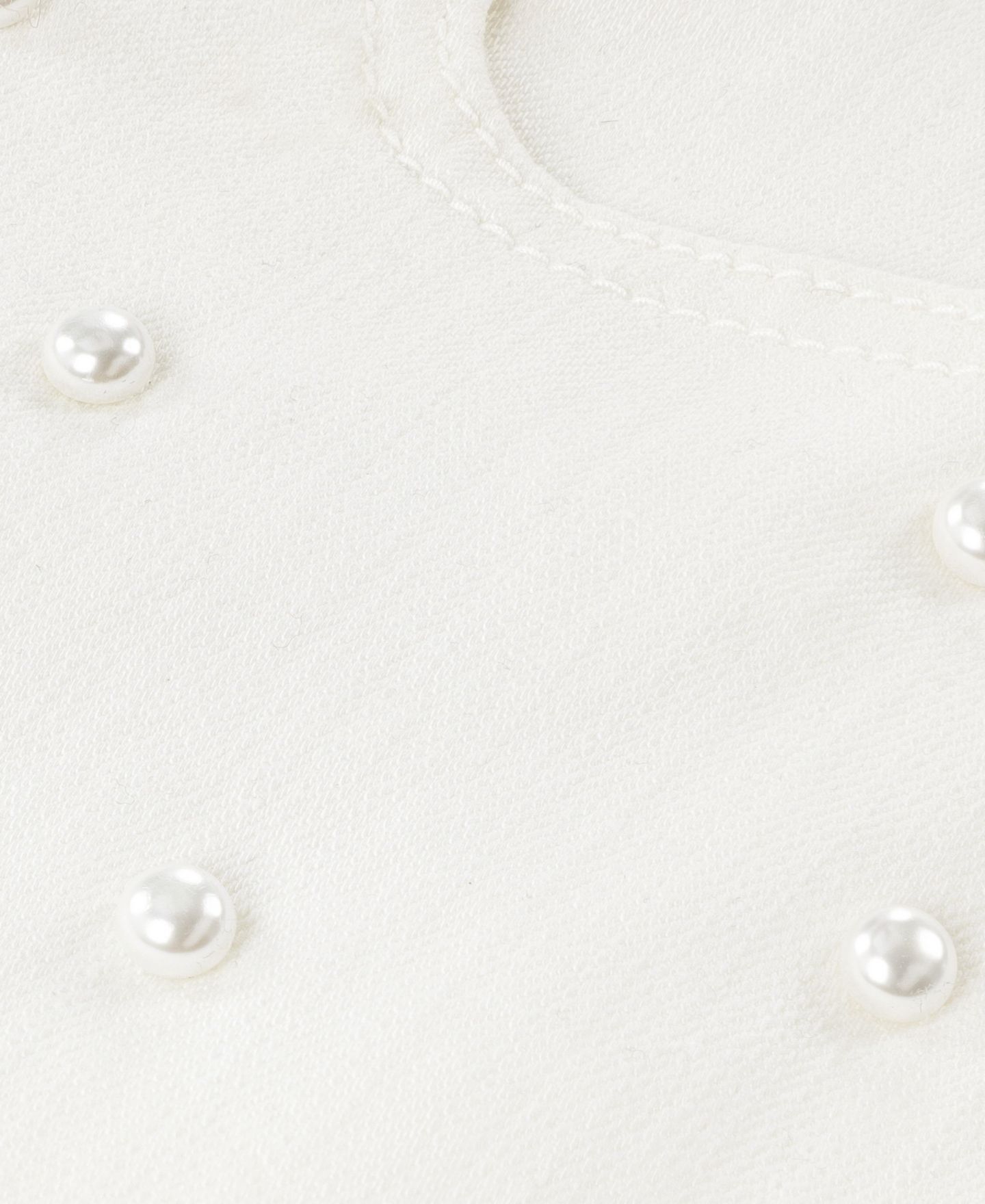 Шорты abercrombie kids Pocket Detail Twill Shorts для девочек, цвет: Белый — фото 5