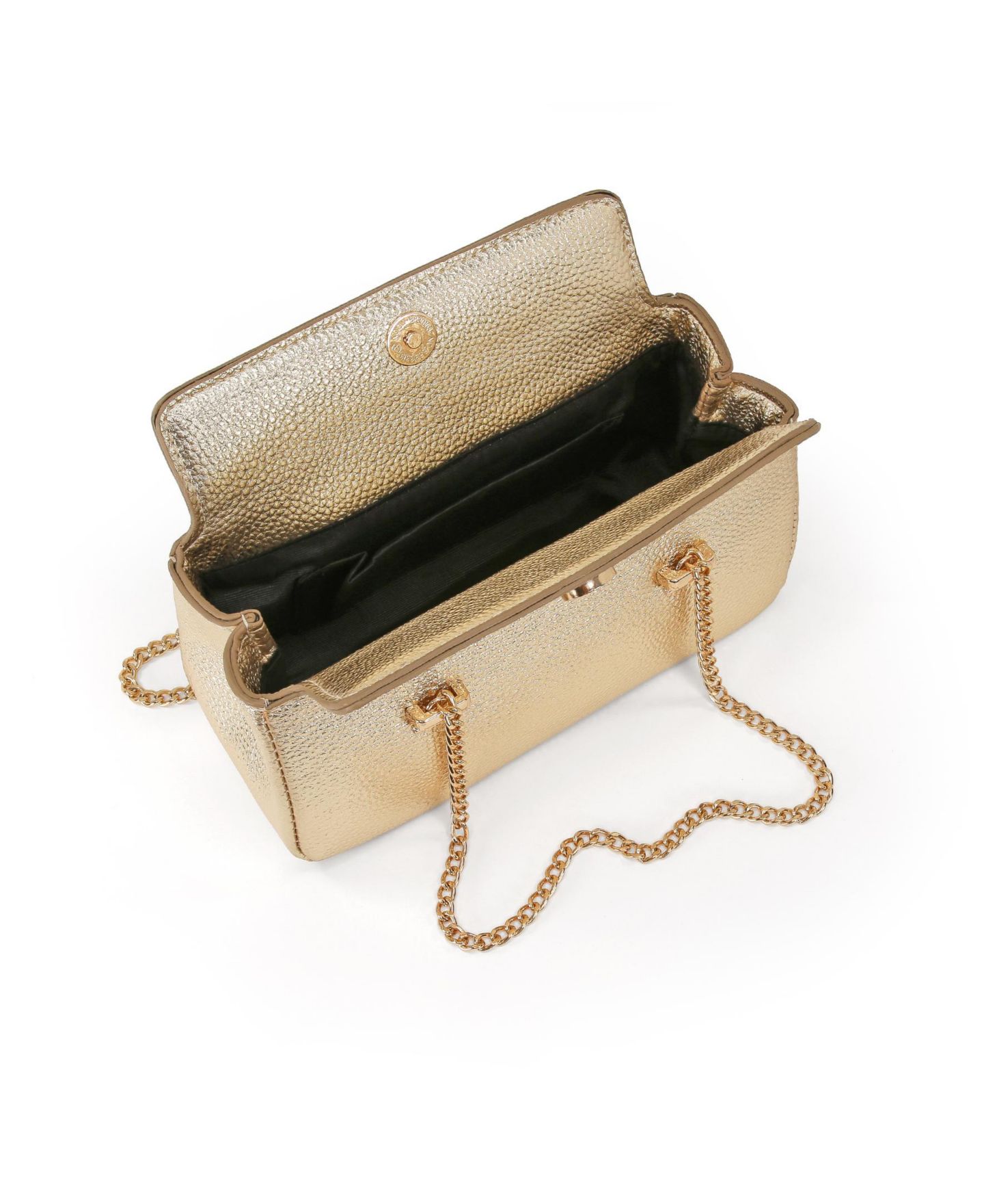 Женский клатч Jewel Badgley Mischka Senna Faux Leather Vintage Inspired Clutch, цвет: Золотой — фото 4