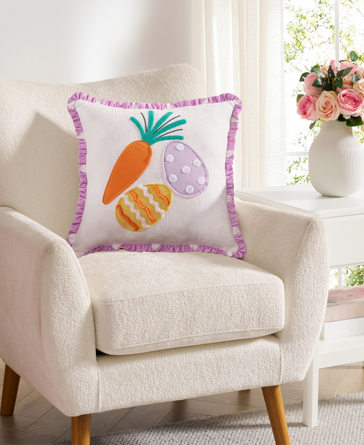Hallmark Sunny Nest Decorative Pillow, 18" x 18"