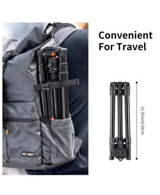 K234A1 4-Section Lightweight Aluminum Travel Vlog Tripod with Ball Head
