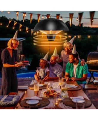 1500W Electric Patio Heater with IPX4 Waterproof