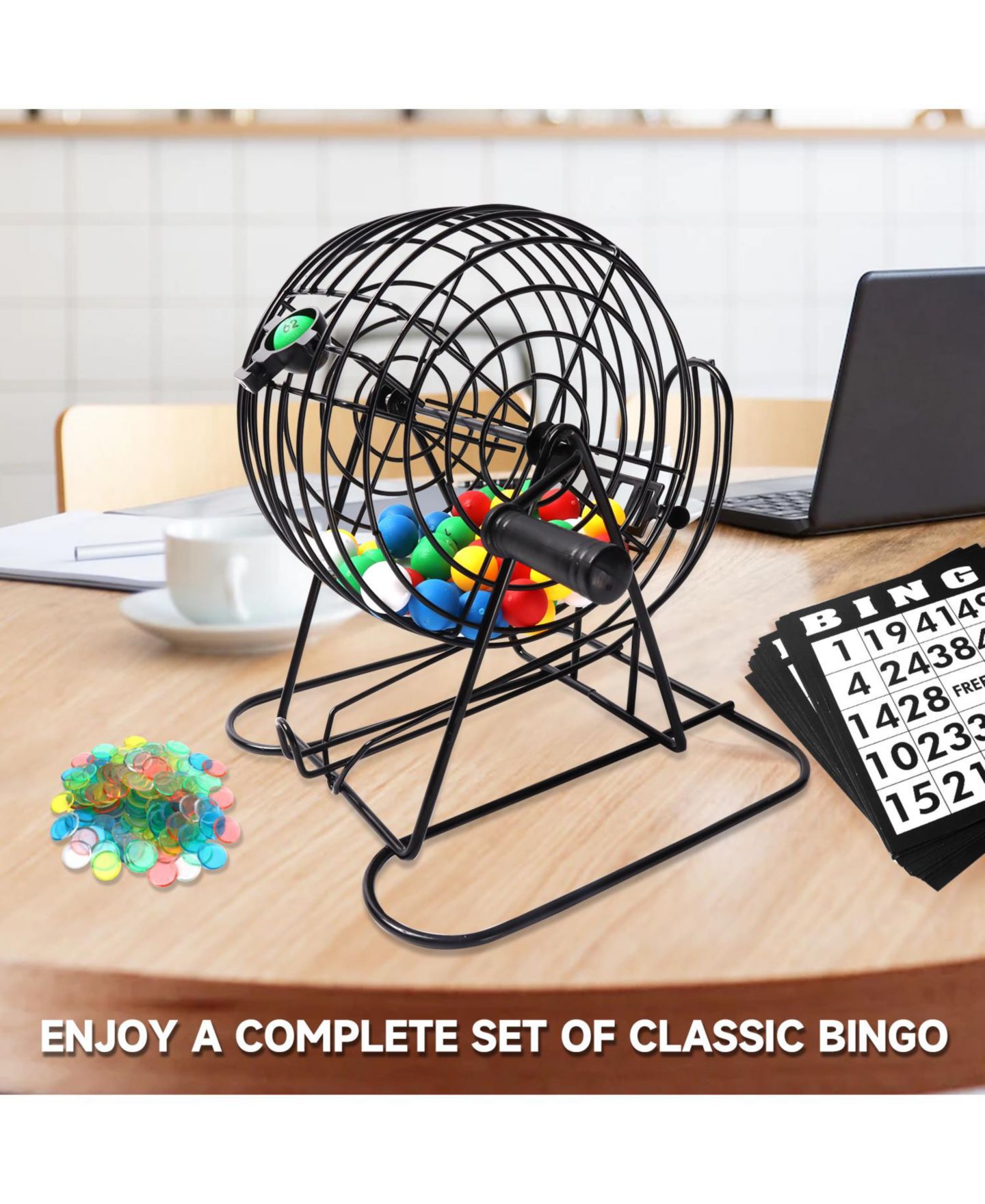 Детские настольные игры GSE Games & Sports Expert Deluxe Bingo Game Set, 75 Bingo Balls, Board Game, Ages 3+ — фото 4