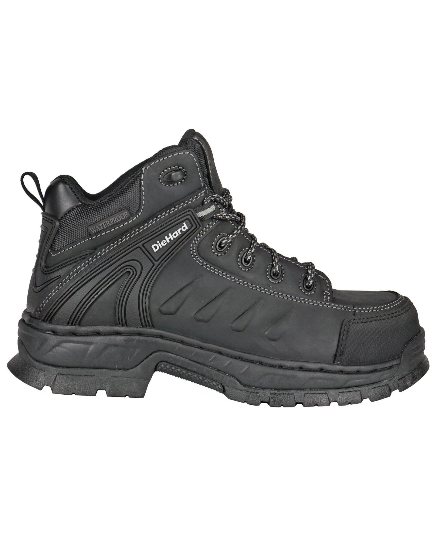 Мужские ботинки DieHard Squire Waterproof Composite Toe Work Boot, цвет: Чёрный — фото 2